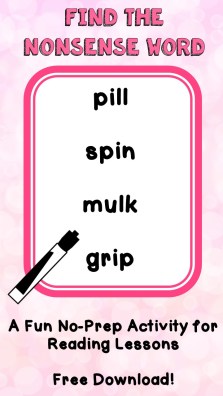 blog nonsense word pin